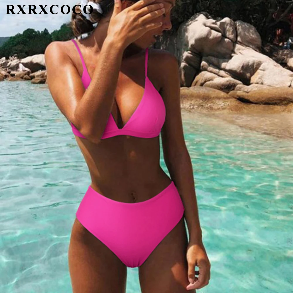 rxrxcoco high waist swimwear women push