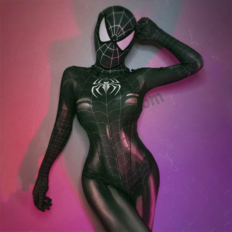 spiderman cosplay sexy zentai suit woman