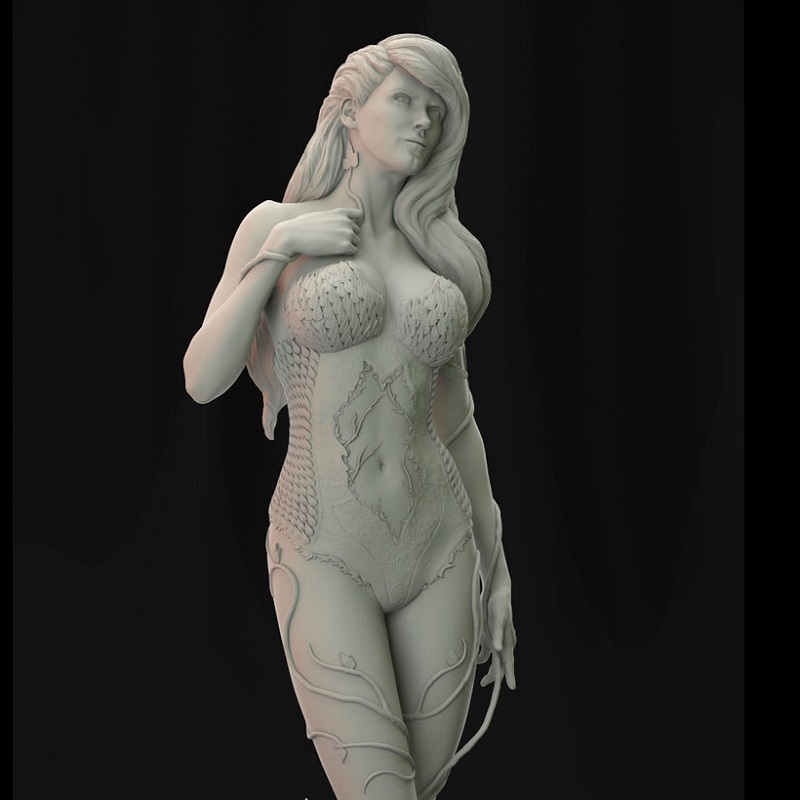 resin model beautiful sexy girl figure