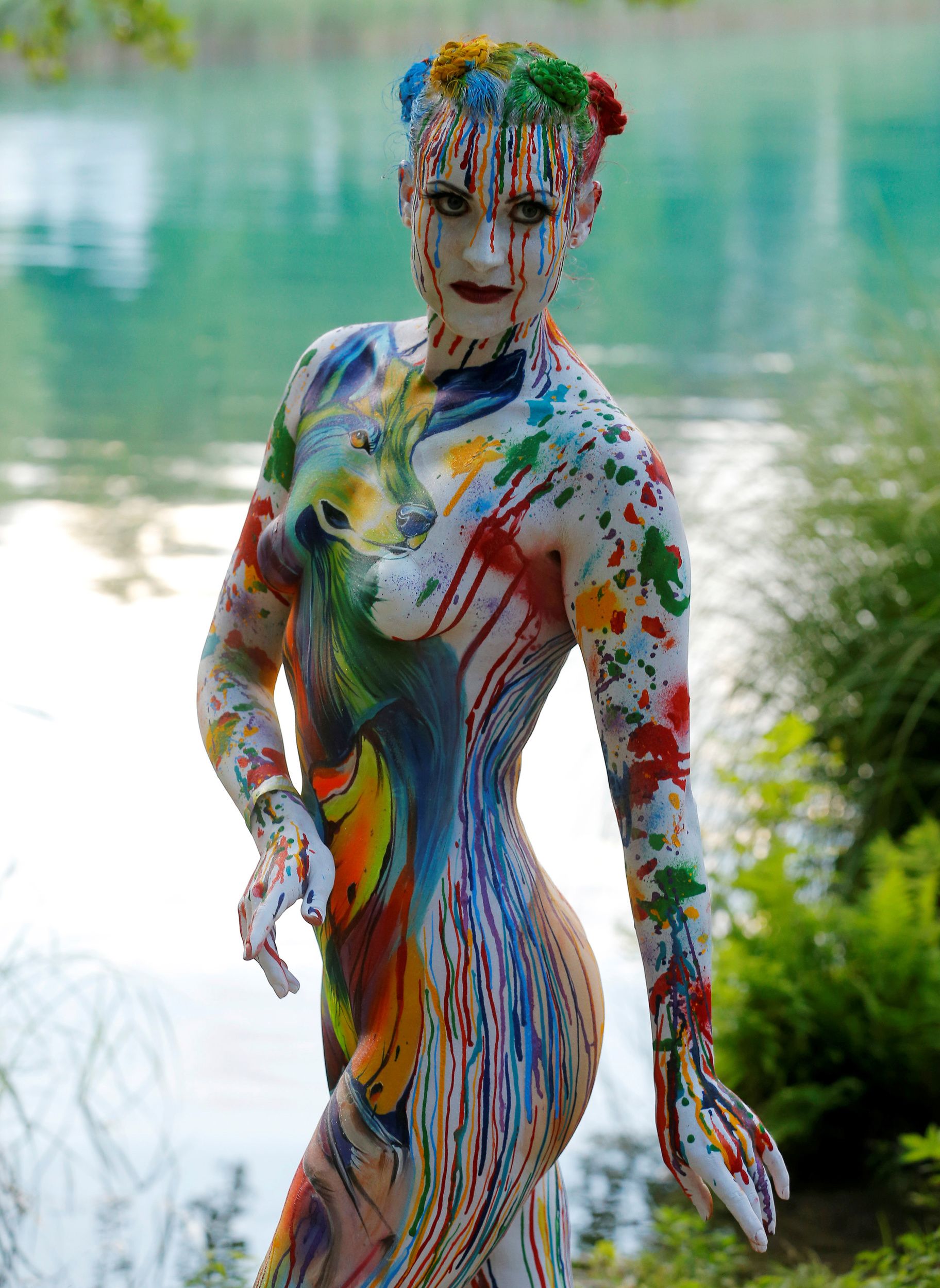 austria hosts body painting world championships