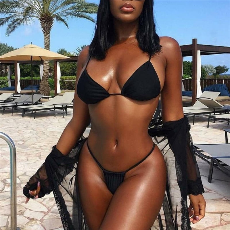 rotatif black women sexy bikini toutes