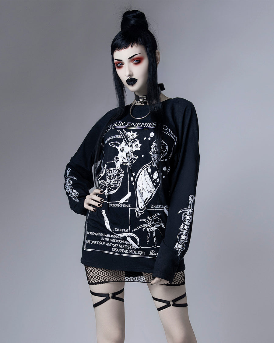 kill your enemies potion long sleeve